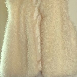 Fur Vest with Matching Fur Boot Cover